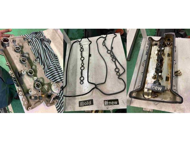 Ｈ２８　ルノー　カングー　エアコン不良、エンジンオイル漏れ修理