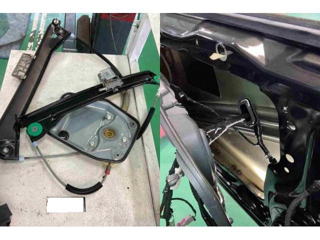 Ｈ２１　フォルクスワーゲン　シロッコ　車検（ドアウインドレギュレター）