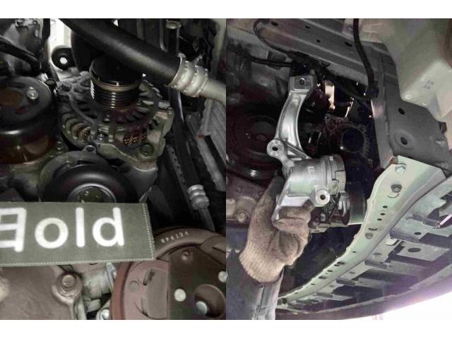 H26 日産　ノート　エンジンチェックランプ点灯、ベルト異音