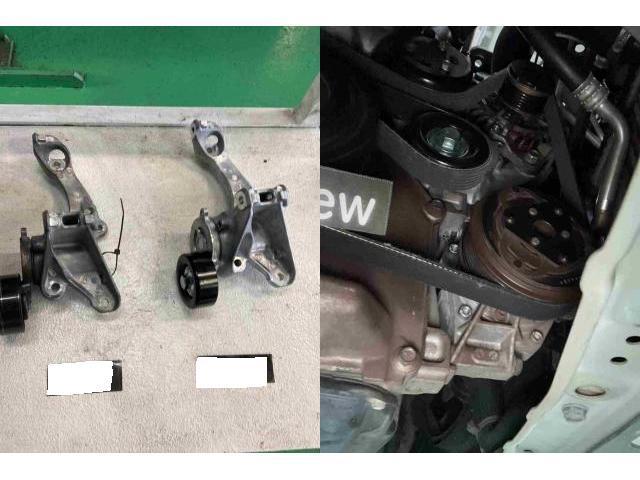 H26 日産　ノート　エンジンチェックランプ点灯、ベルト異音