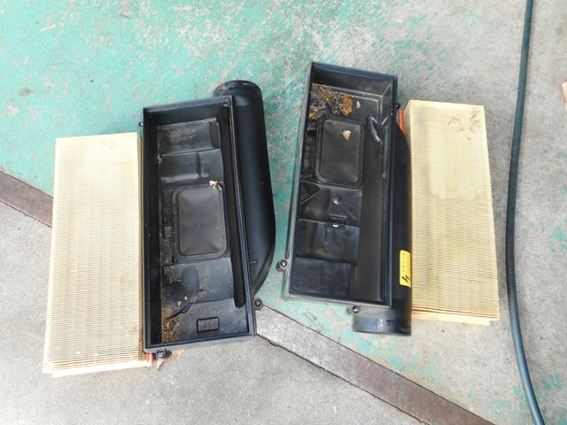 ベンツEクラス、W211、ATF交換と、タンブルフラップ修理。