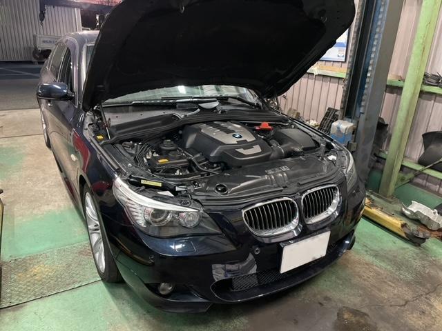 BMW５　E６０、ブレーキが固い。【三木市　小野市　加東市　神戸市西区　神戸市北区　西脇市】