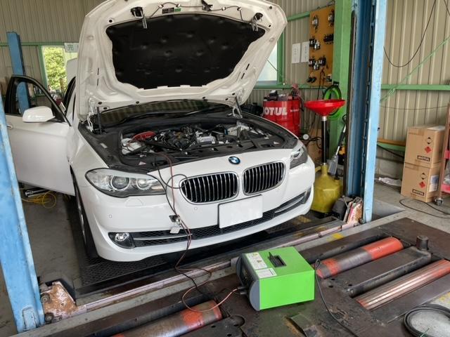 BMW５　F10、エンスト。【三木市　小野市　加東市　神戸市西区　神戸市北区　西脇市】