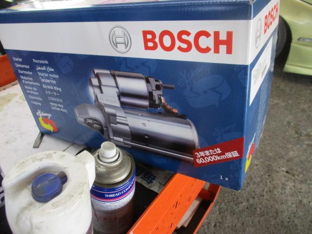 セルモーター　スターター　始動不能　ボッシュ　BOSCH　リレー　グロー　交換　野田市　坂東市　柏市　流山市　千葉県　茨城県　埼玉県