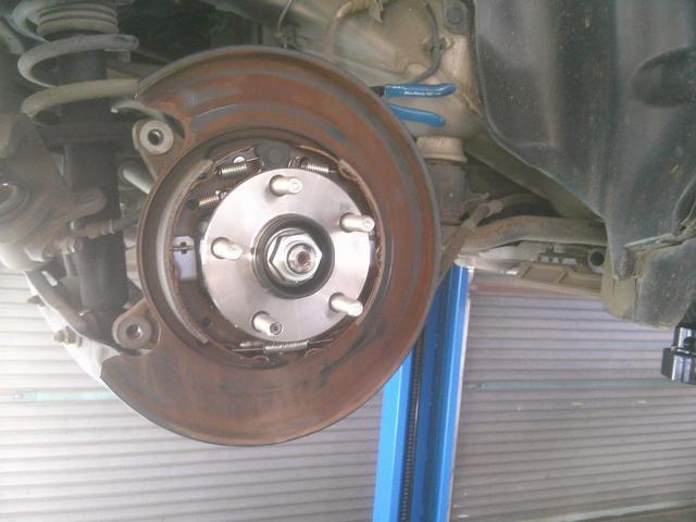 スバル　フォレスター　異音　ハブベアリング　ハブ　ユニット　ASSY　交換　錆　外れない　取れない　固着　ナックル　野田市　坂東市　柏市　流山市　千葉県　茨城県　埼玉県