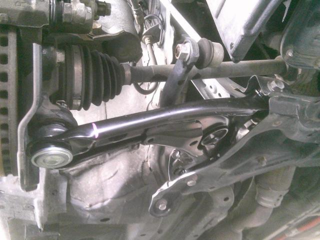 トヨタ　カローラフィールダー　車検　ブーツ切れ　ひび割れ　アーム　スタビリンク　タイロッド　ASSY　交換　ロアアーム　野田市　坂東市　柏市　流山市　千葉県　茨城県　埼玉県