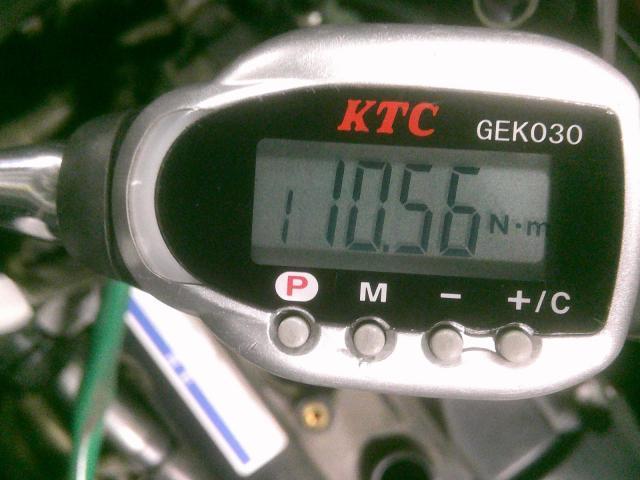 スズキ　ワゴンＲ　R06A　プラグ　交換　NGK　締め付け　トルク　KTC　トルクレンチ　デジタル　デジタルトルクレンチ　野田市　坂東市　柏市　流山市　千葉県　茨城県　埼玉県
  