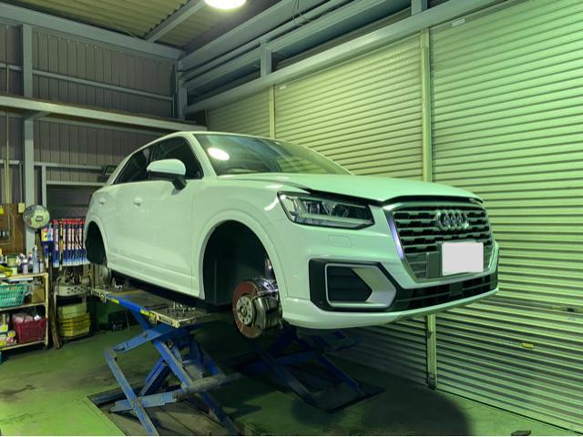 岸和田市 アウディ AUDI Q2 低ダスト ブレーキパッド 交換|グー 岸和田市 アウディ AUDI Q2 低ダスト ブレーキパッド 交換|グー