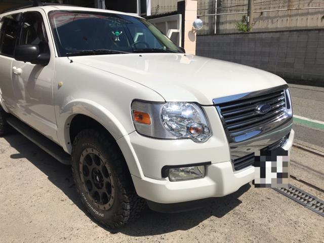 堺市 フォード エクスプローラー フェンダー交換 オーバーフェンダー修理 輸入車もお気軽にご相談下さい 貝塚市 岸和田市 泉佐野市