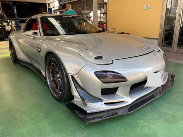 MAZDA RX７　FD3S デフマウントブッシュ交換　強化パーツ　持ち込み部品対応　マツダ　貝塚市　岸和田市　和泉市　大阪府　スポーツカー　