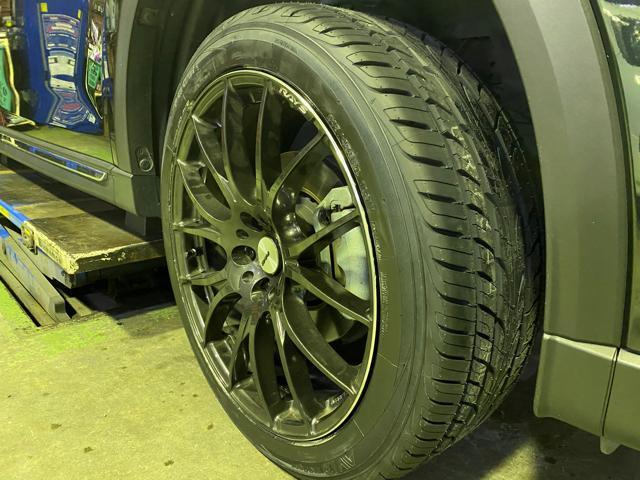 マツダ　CX8 タイヤ交換 20インチ　持ち込みタイヤ　ヨコハマ　245/45R20 4本交換　貝塚市　岸和田市　持ち込み部品　持ち込みタイヤ