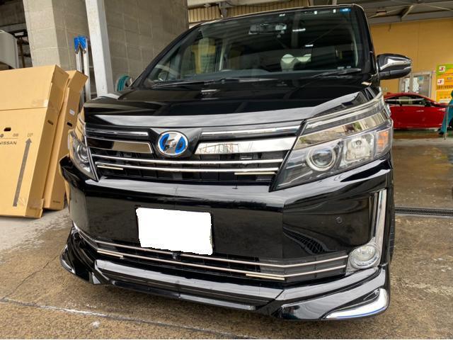 中古車販売　在庫車あります　TOYOTA VOXY 在庫車のメンテナンス　zrr80 貝塚市　新車販売　整備　カスタム　鈑金　塗装　24hレッカー　全てに対応　ワコーズ　オイル交換　メンテナンス