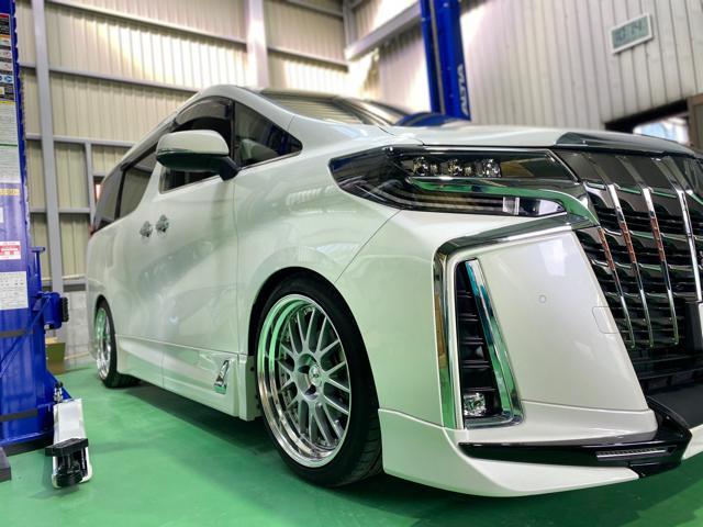 AGH30 アルファード 車高調取り外し 純正サス取り付け 持ち込み AGH30 アルファード 車高調取り外し 純正サス取り付け 持ち込み