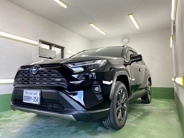 新車のコーティング　新車販売　RAV4 用品付け　各メーカーの新車降ろします　安く新車に乗りたい方必見　貝塚市　岸和田市　和泉市　堺市　コーティング　鈑金　塗装　整備　車検