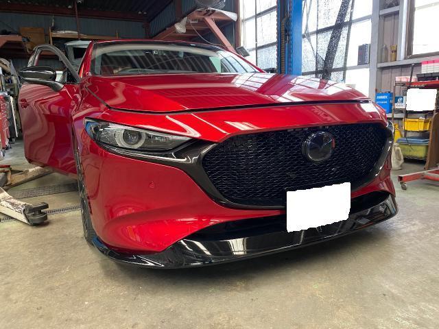 MAZDA MAZDA3 法令点検　オイル交換　一年点検　ブレーキメンテナンス　貝塚市　インスタ予約あり　Instagram フォロワー様6000人　車屋　町の車屋さん　ドリー　DORRY