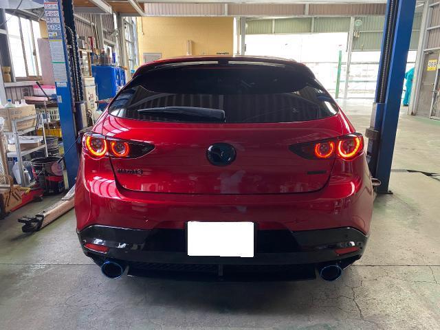 MAZDA MAZDA3 法令点検　オイル交換　一年点検　ブレーキメンテナンス　貝塚市　インスタ予約あり　Instagram フォロワー様6000人　車屋　町の車屋さん　ドリー　DORRY