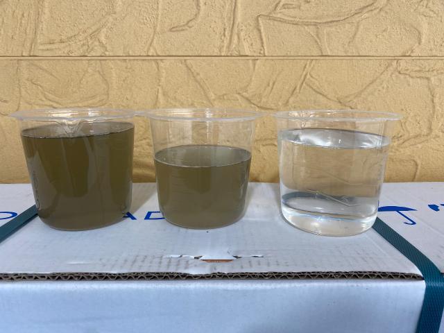 まさかのエアコン内部から茶色い汚水・・・　エアコンが臭う方　エアコン内部洗浄してみませんか？　エバポレーター洗浄　高圧洗浄　エアコン臭う　エアコン臭い