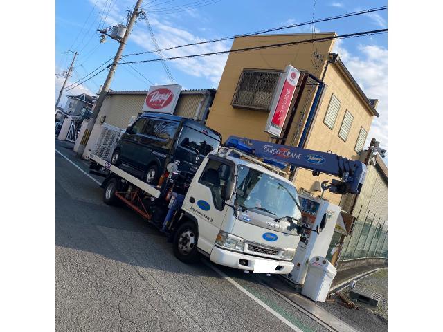 事故・故障の際には即対応します！　大阪　貝塚市　岸和田市　堺市　泉佐野市　24時間レッカーサービス　ロードサービス　保険会社提携　自社レッカーにて現場へ急行します　お電話072-432-3547