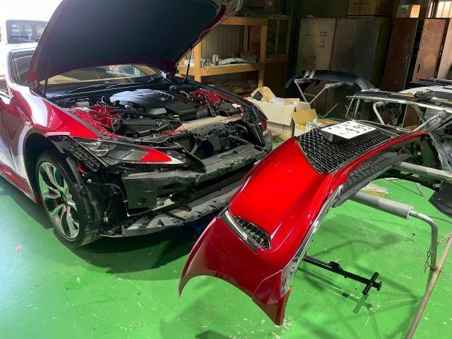 レクサス　ＬＣ　ライト・ウィンカー類交換 USマーカー取り付け　フロントウ　ウインカー　リヤLEDリフレクター　持ち込みパーツ歓迎　大阪　貝塚　LEXUS専門店　輸入車対応