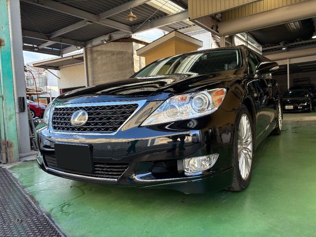 レクサス　ＬＳ　サスペンション・足回り修理・整備　アッパー交換　ロアアーム交換　ブッシュちぎれ　車検不適合　アームブッシュ交換　ご依頼ありがとございました！