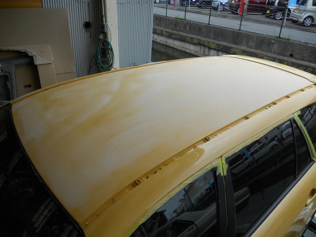 屋根 ルーフ の色あせ修理 福山でクルマ修理 板金塗装 レストアお任せください グーネットピット
