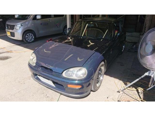 スズキ　カプチーノ　ヘッドライトバルブ切れ　バルブ交換　AE11R　電装系修理