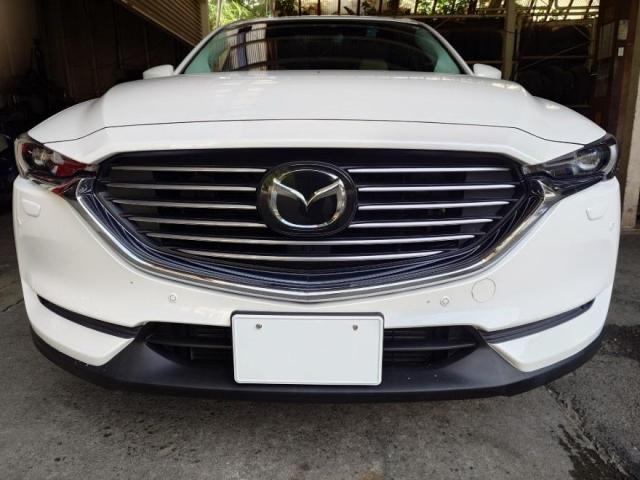 マツダ　ＣＸ－８ バーチカルグリル取り付け　グリル加工　カメラ加工　　外装品・エアロパーツ取付