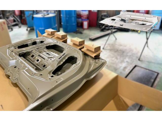 スズキ　スペーシアカスタム　キズ・へこみ直し　ガラス交換