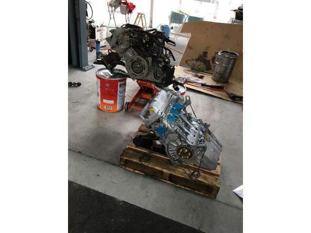 スズキ　キャリートラック エンジン載替　広島市安佐南区、西区のクルマ修理、ニコニコレンタカー、コーティング、パーツ持込み取付け！タイヤ持ち込み交換安い！