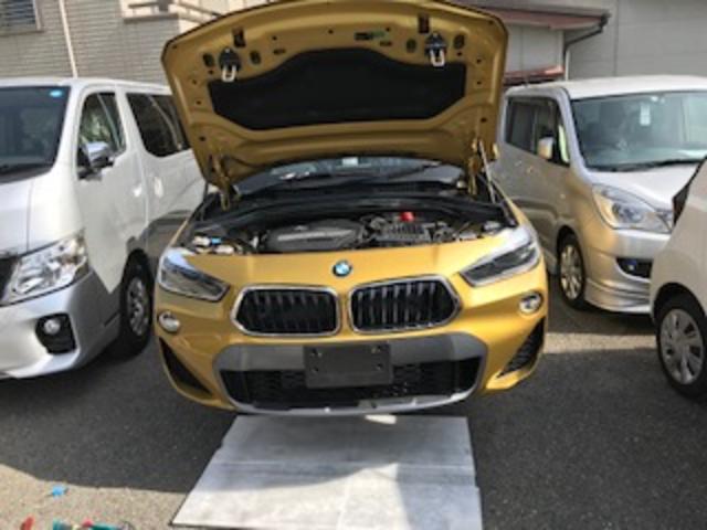 BMW X2  持込みパーツ取付　グリル交換　川崎市高津区