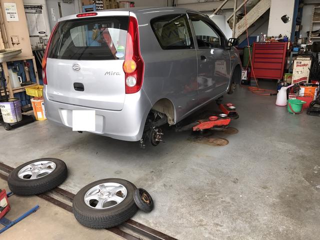 軽自動車　車検　ミラ　整備　診断機　燕市　新潟県