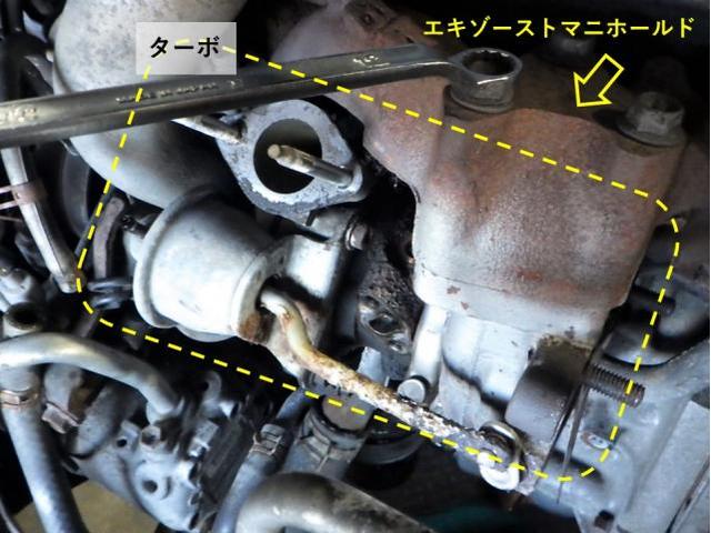 日産　ルークス　ＭＬ21Ｓ　ターボチャージャー交換