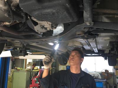 プロの整備士がメンテナンス