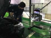 車検専用ラインも完備しています作業もスムーズでお待たせいたしません