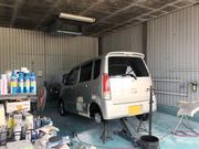 自社塗装ブースを完備！