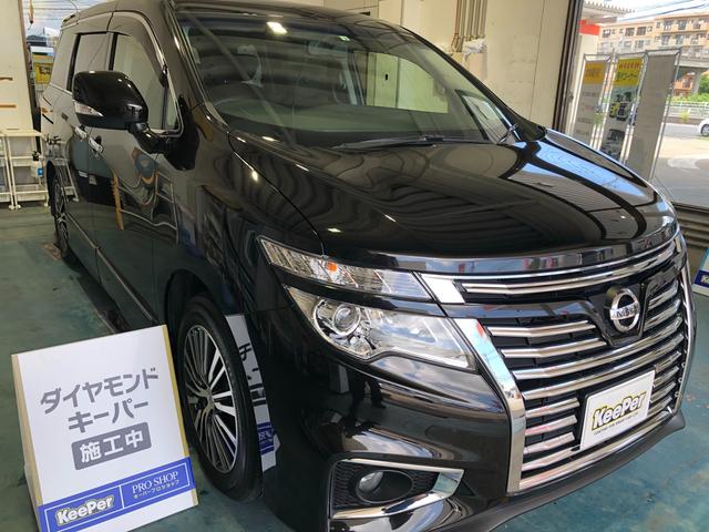 大分県　大分市　九州エナジー　大分サービスセンター　キーパープロショップ敷戸店　日産エルグランド　ダイヤモンドキーパー　新車初回施工