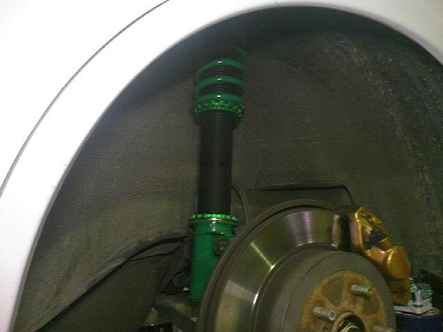 ＧＤＢインプレッサ　車高調取り付け