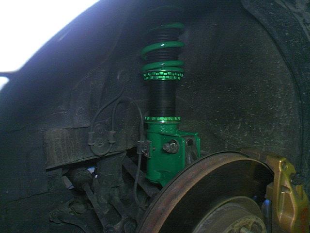 ＧＤＢインプレッサ　車高調取り付け