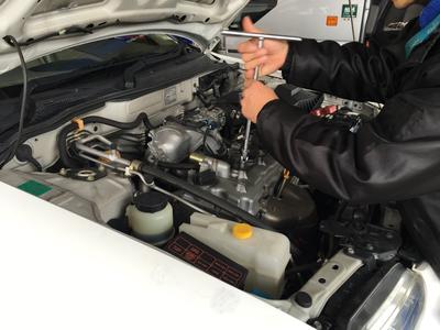 プロの整備士がメンテナンス