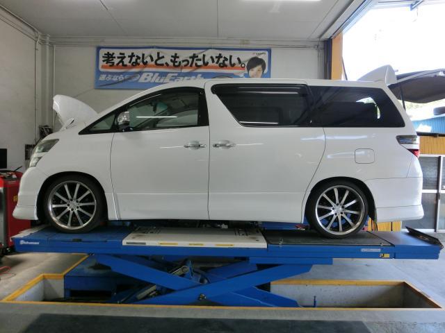 ヴェルファイア 20系 車高調 取り付け テイン フレックスZ|グー ヴェルファイア 20系 車高調 取り付け テイン フレックスZ|グー