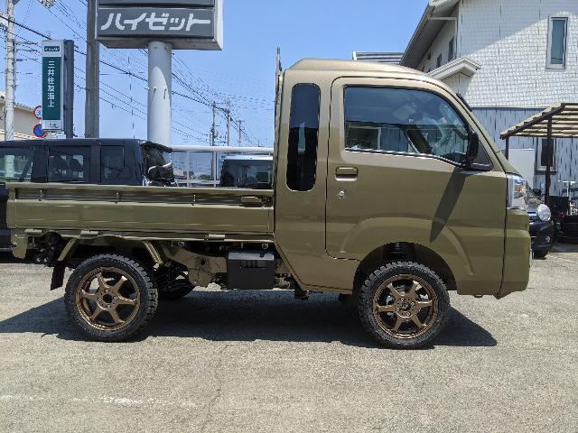 ダイハツ ハイゼット ジャンボ　S500P ヒッチメンバー取り付け ホイール取り付け　吉野川市　鴨島町　山川町　川島町　美郷　石井町　阿波市