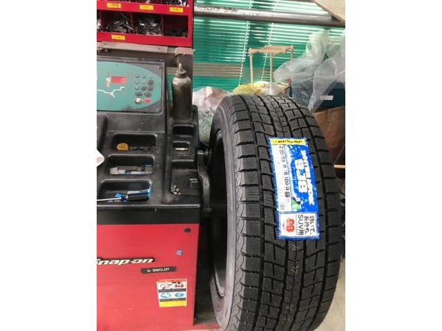 千葉県市原市ちはら台 ヴェルファイア スタッドレス サイズ変更有り  235/55R18