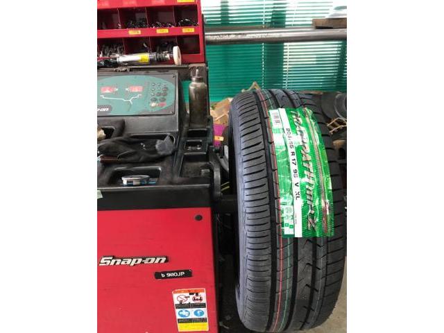 ストリーム  ちはら台  205/55R17  タイヤ交換