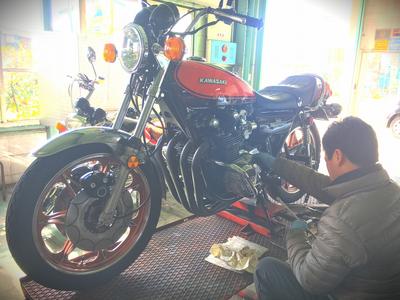 バイクの修理や車検もお任せ！