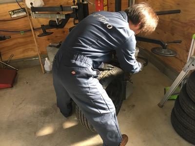 タイヤ交換は当社で！