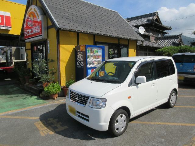 三菱　EKワゴン　バンパー修理　車検整備　香川県観音寺市