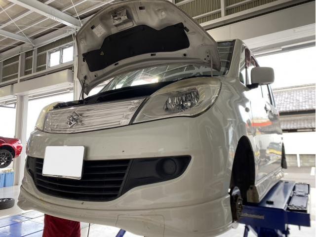 スズキ　ソリオ　車検　ベルト交換　タイロッドエンドブーツ　法定点検　定期点検　観音寺市　観音寺