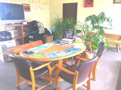 店内の寛ぎ空間