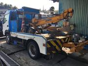 事故にあって車が動かない・車が道路から転落した！クレーン車で駆けつけます