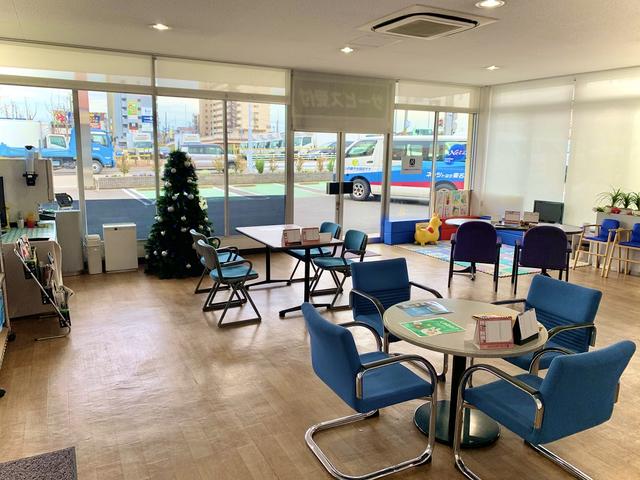 店内は広々としています♪